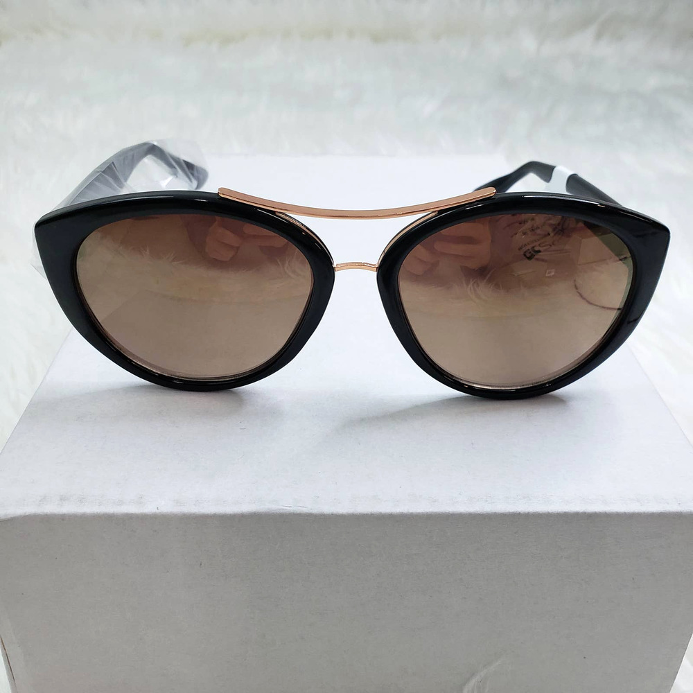 Joe's Jeans Sunglasses Cateye Black Plastic Frame